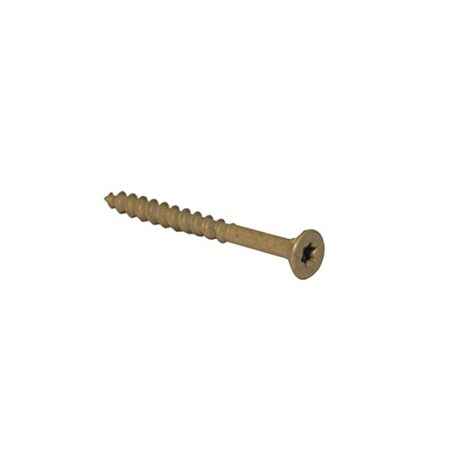 Grip Rite #10x3-1/2" T25 Star Drive Flat Head Exterior Deck Screws Tan 5 Lbs./Pk P312STT5